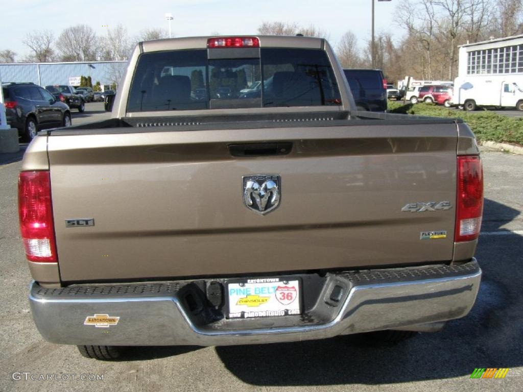 2010 Ram 1500 SLT Quad Cab 4x4 - Austin Tan Pearl / Dark Slate/Medium Graystone photo #6