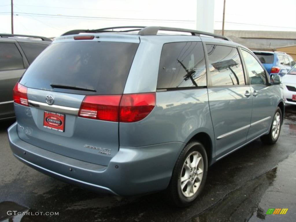 2005 Sienna XLE Limited - Blue Mirage Metallic / Stone photo #4