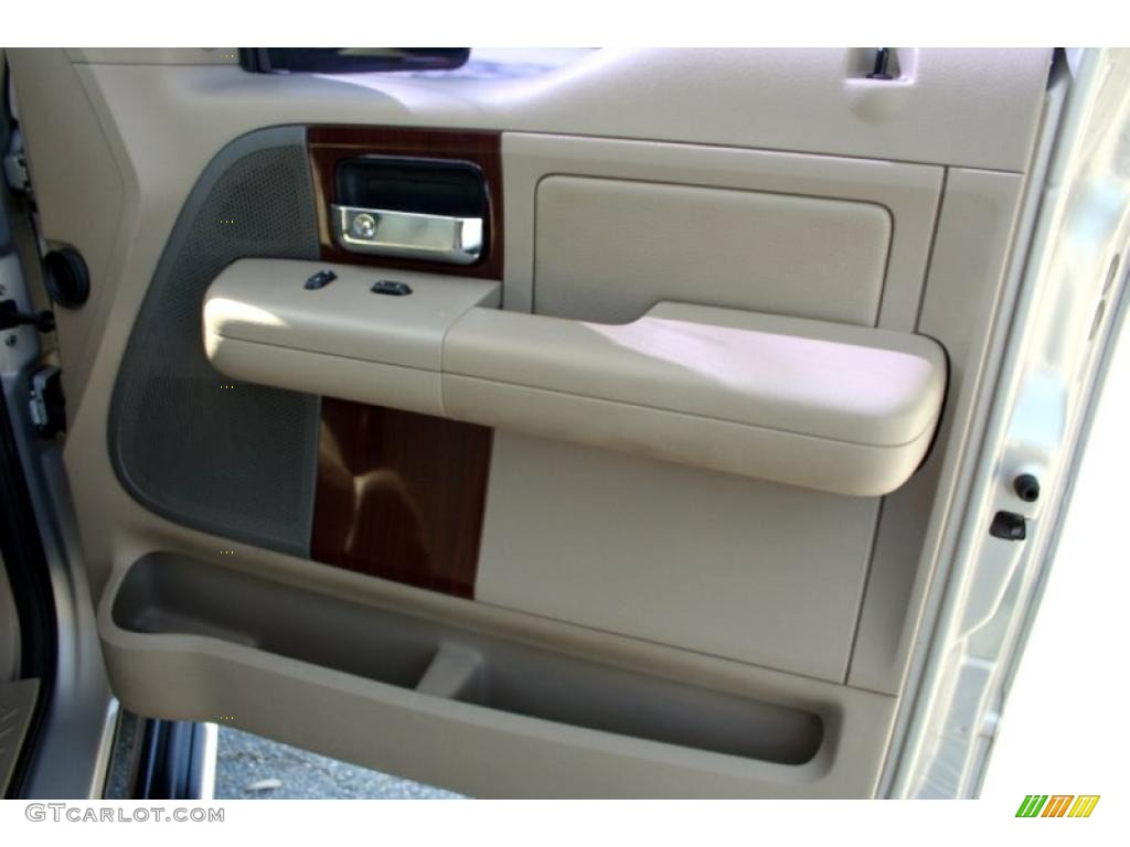 2006 F150 Lariat SuperCrew 4x4 - Smokestone Metallic / Tan photo #36