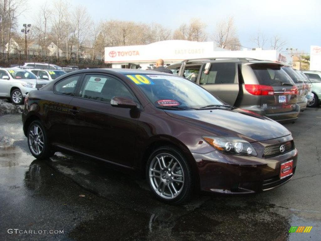 2010 tC  - Sizzling Crimson Mica / Dark Charcoal photo #1