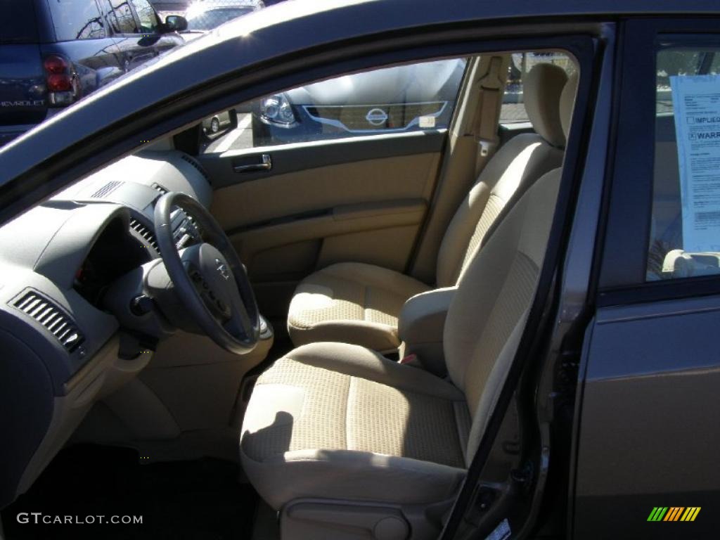 2008 Sentra 2.0 S - Magnetic Gray / Beige photo #10