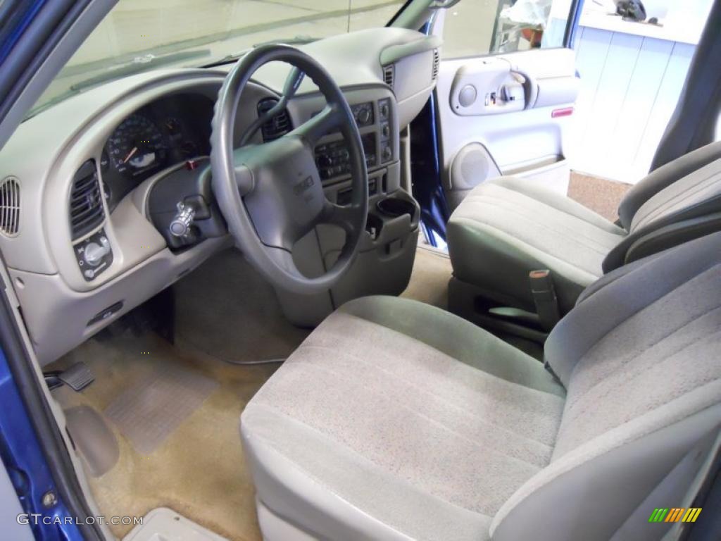 2001 Safari SLE AWD - Cadet Blue Metallic / Pewter photo #12