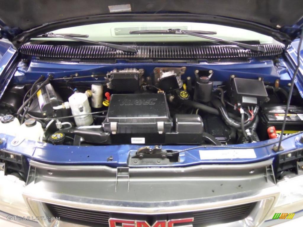 2001 Safari SLE AWD - Cadet Blue Metallic / Pewter photo #18