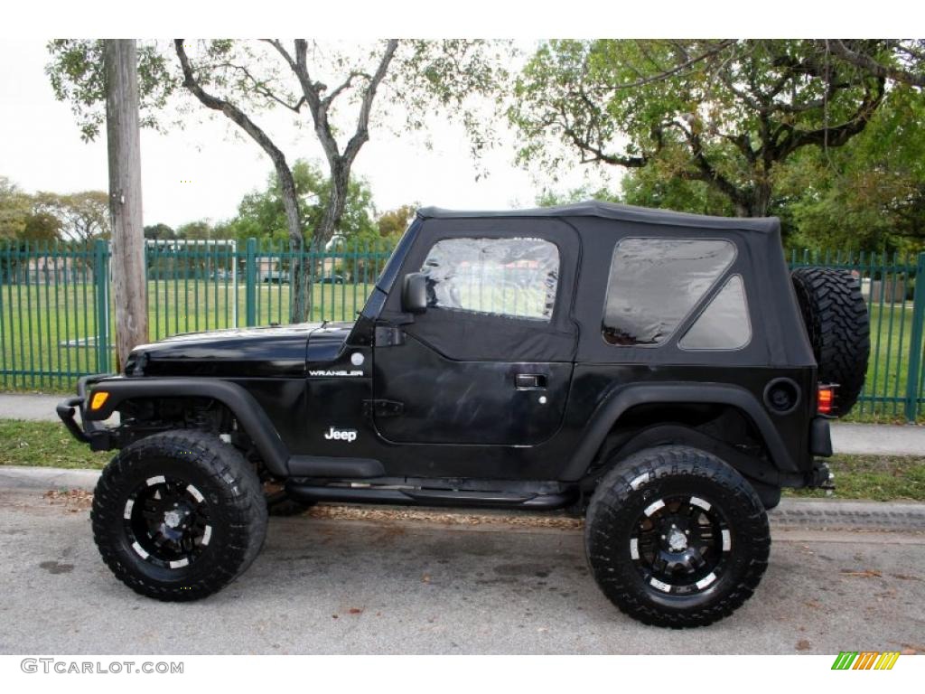 2004 Wrangler X 4x4 - Black / Khaki photo #4