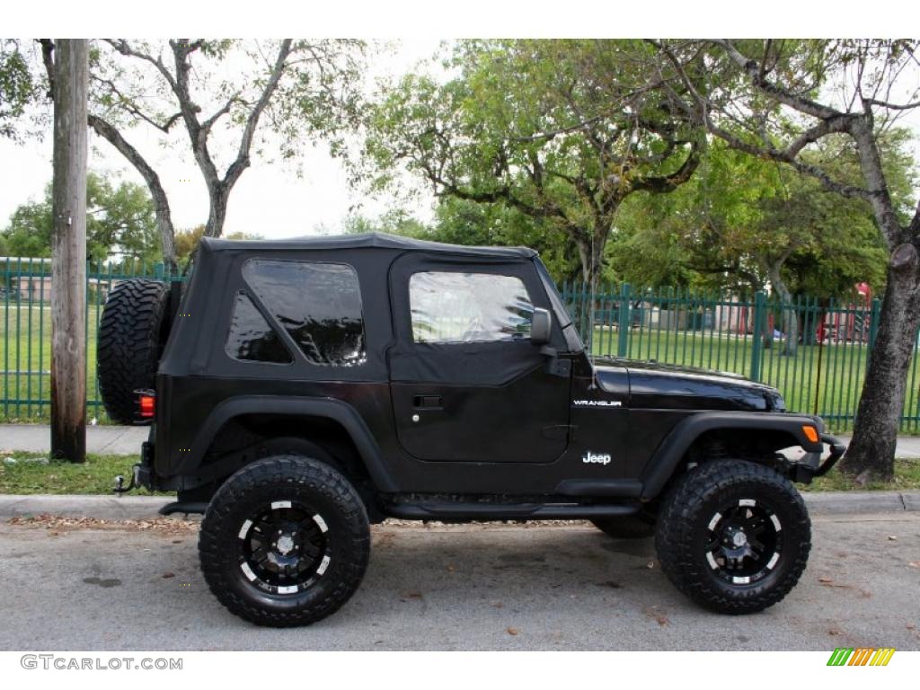 2004 Wrangler X 4x4 - Black / Khaki photo #10