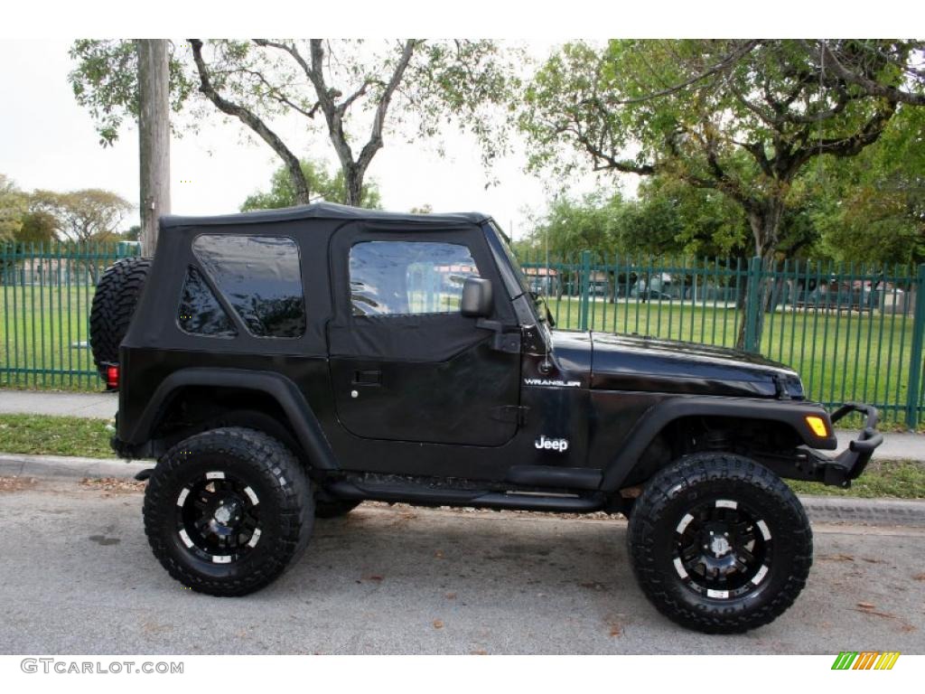 2004 Wrangler X 4x4 - Black / Khaki photo #11