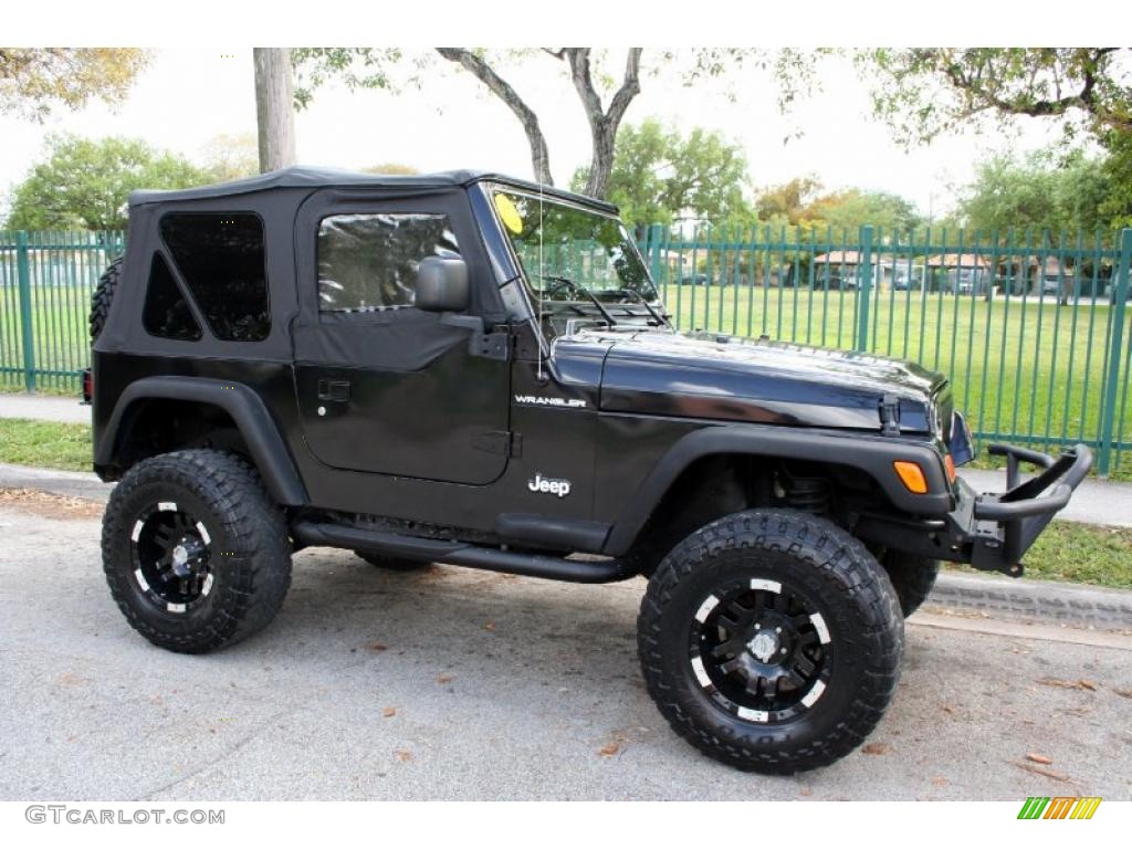 2004 Wrangler X 4x4 - Black / Khaki photo #12