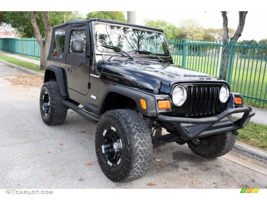 2004 Wrangler X 4x4 - Black / Khaki photo #15