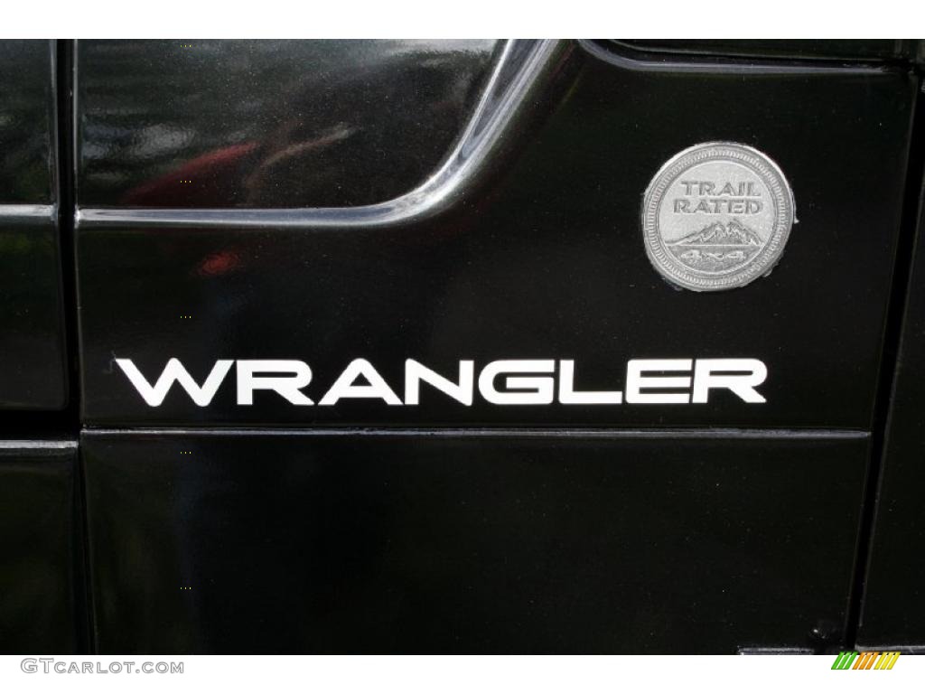 2004 Wrangler X 4x4 - Black / Khaki photo #42