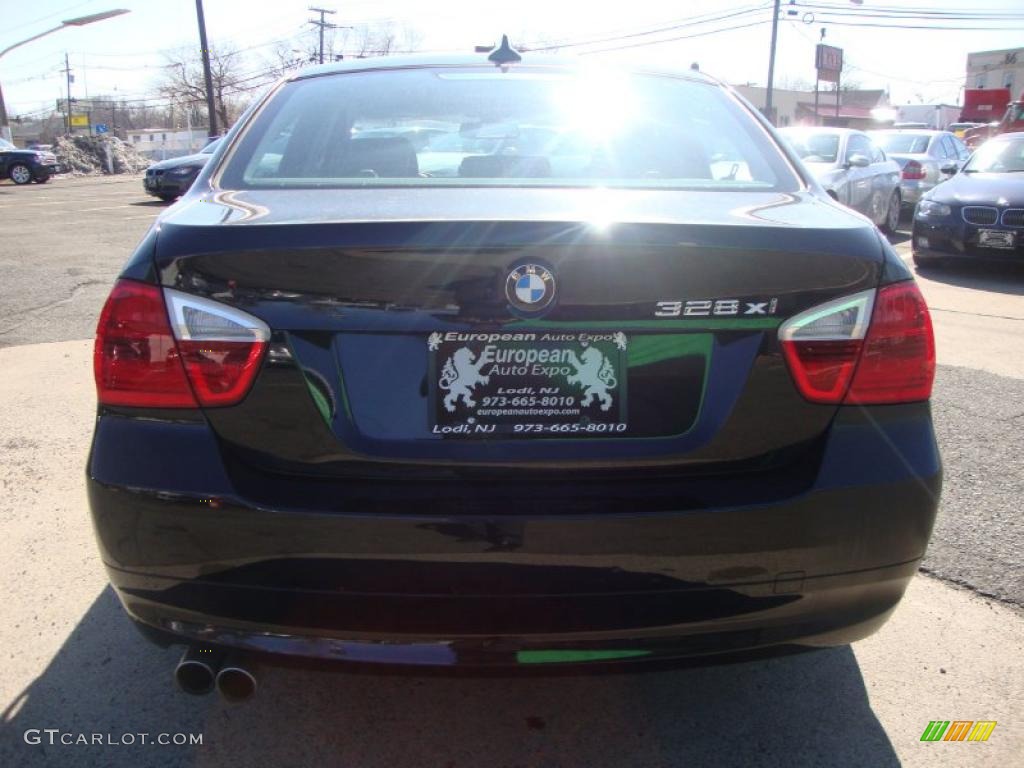 2008 3 Series 328xi Sedan - Black Sapphire Metallic / Terra Dakota Leather photo #10