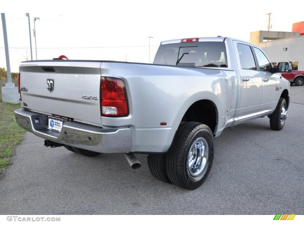 Bright Silver Metallic 2011 Dodge Ram 3500 HD Big Horn Crew Cab 4x4 Dually Exterior Photo #46127244