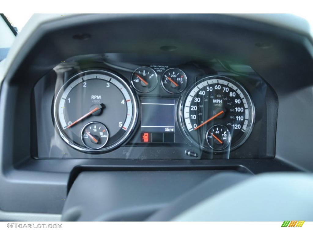 2011 Dodge Ram 3500 HD Big Horn Crew Cab 4x4 Dually Gauges Photos