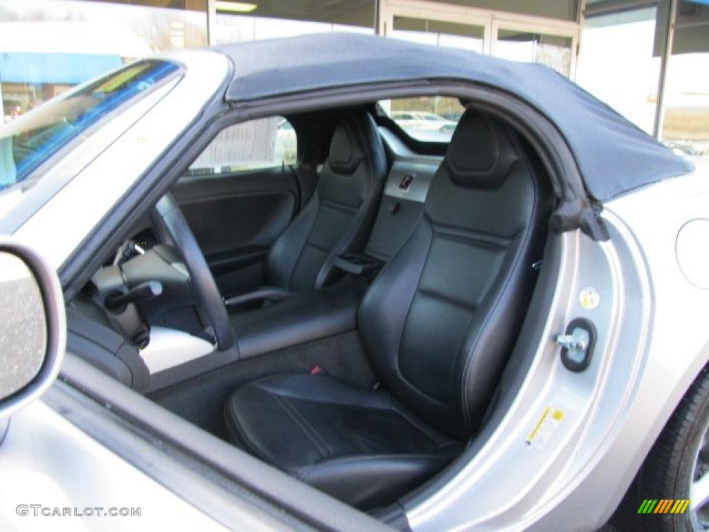 Black Interior 2007 Saturn Sky Roadster Photo #46127896