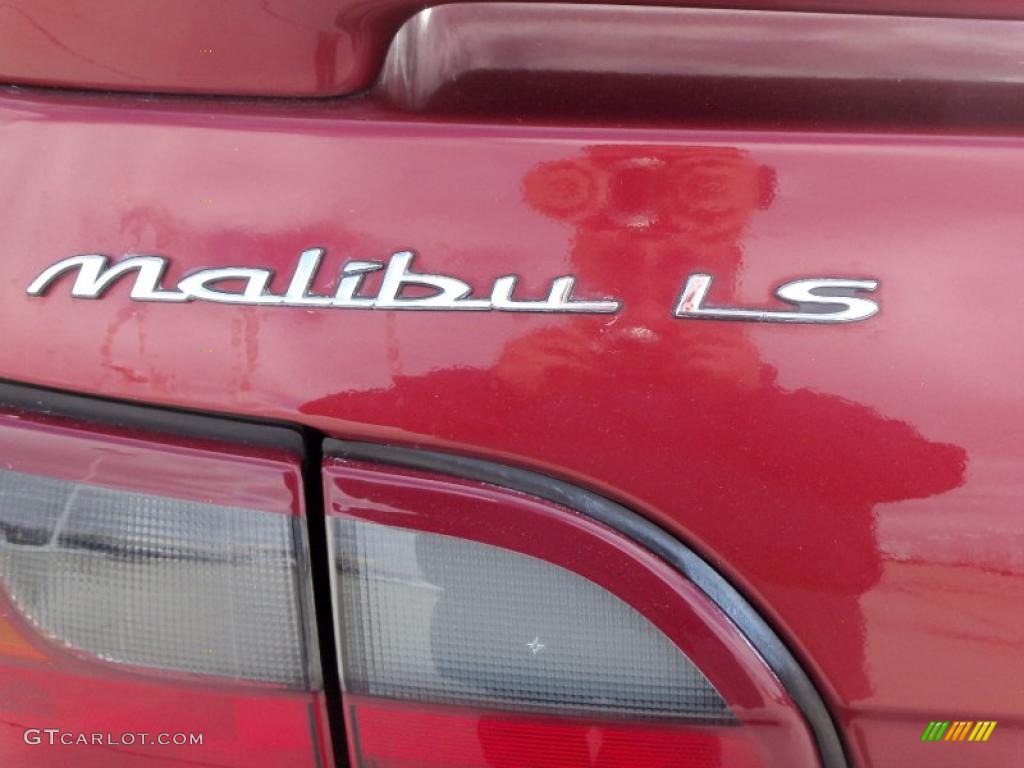 2003 Malibu LS Sedan - Redfire Metallic / Gray photo #7