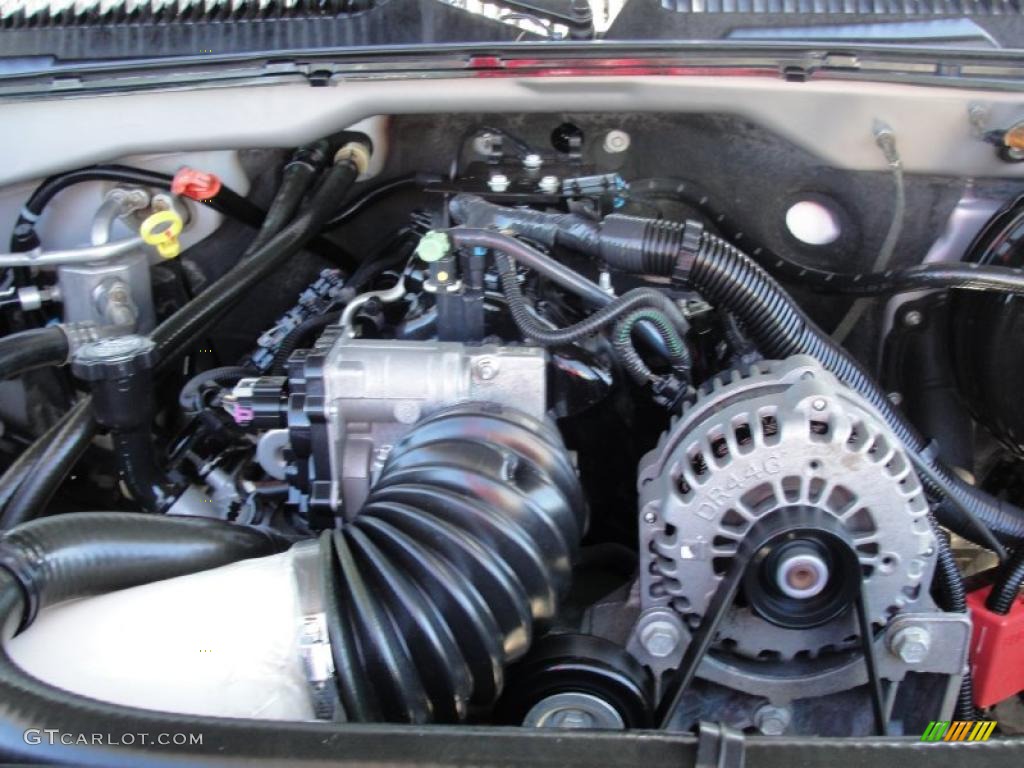 2005 GMC Sierra 1500 SLE Extended Cab 4x4 5.3 Liter OHV 16-Valve Vortec V8 Engine Photo #46129351
