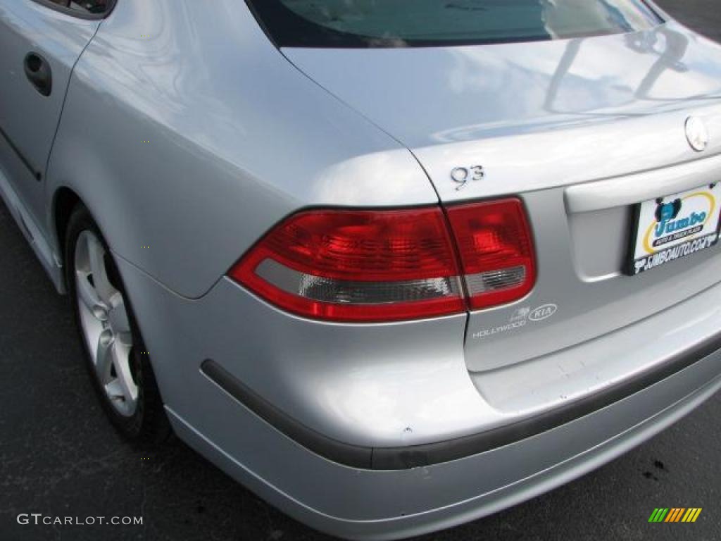 2003 9-3 Linear Sport Sedan - Silver Metallic / Parchment photo #8