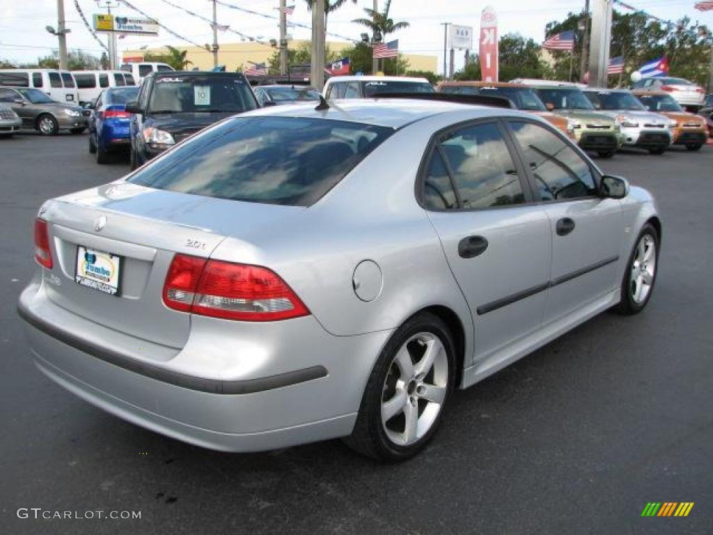 2003 9-3 Linear Sport Sedan - Silver Metallic / Parchment photo #11