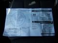 2011 Volkswagen Golf 4 Door Window Sticker