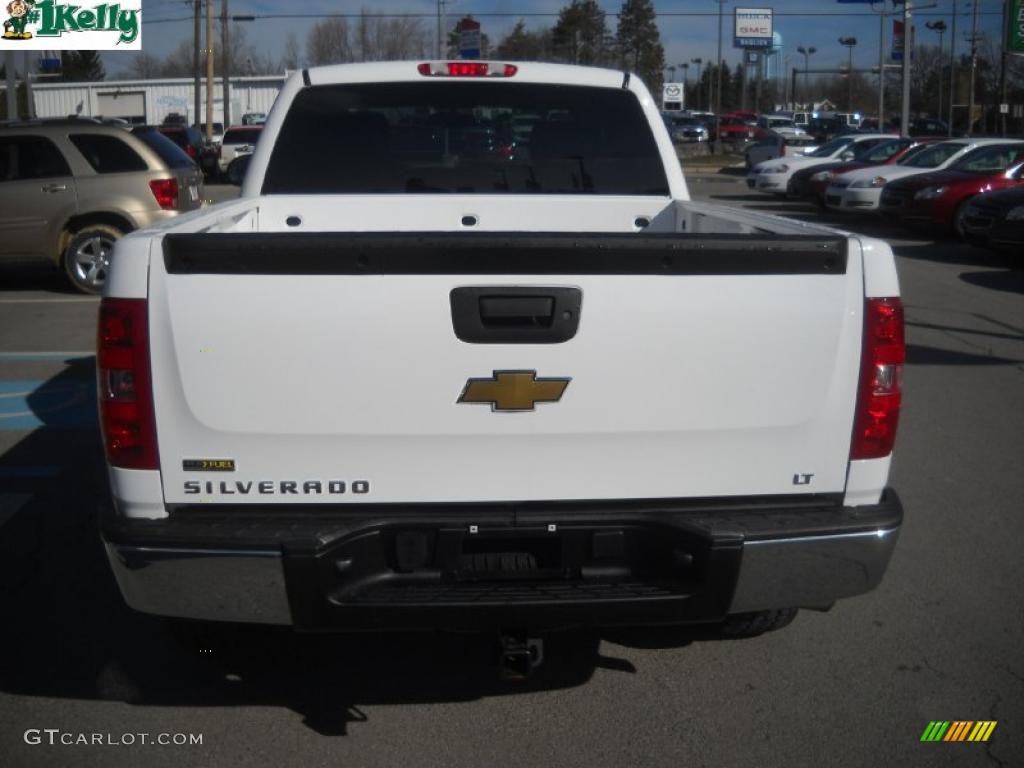 2009 Silverado 1500 LT Extended Cab 4x4 - Summit White / Ebony photo #4