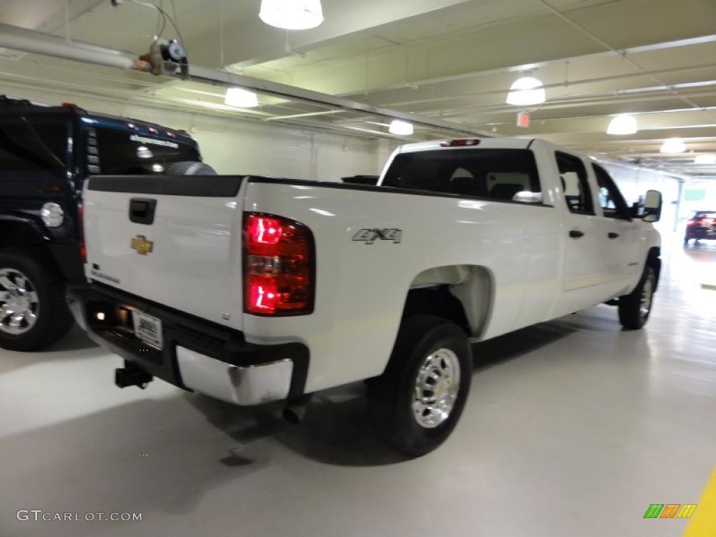 2007 Silverado 2500HD LT Crew Cab 4x4 - Summit White / Ebony photo #7