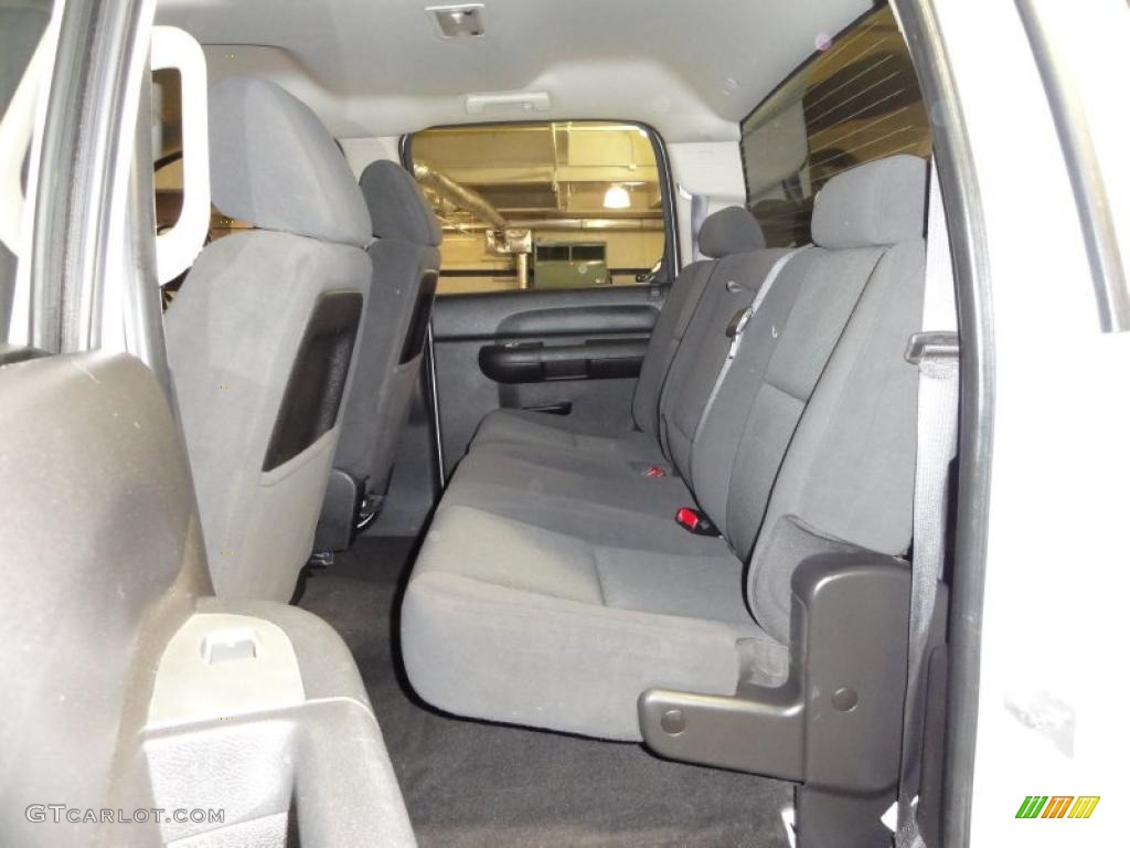 Ebony Interior 2007 Chevrolet Silverado 2500HD LT Crew Cab 4x4 Photo #46132150