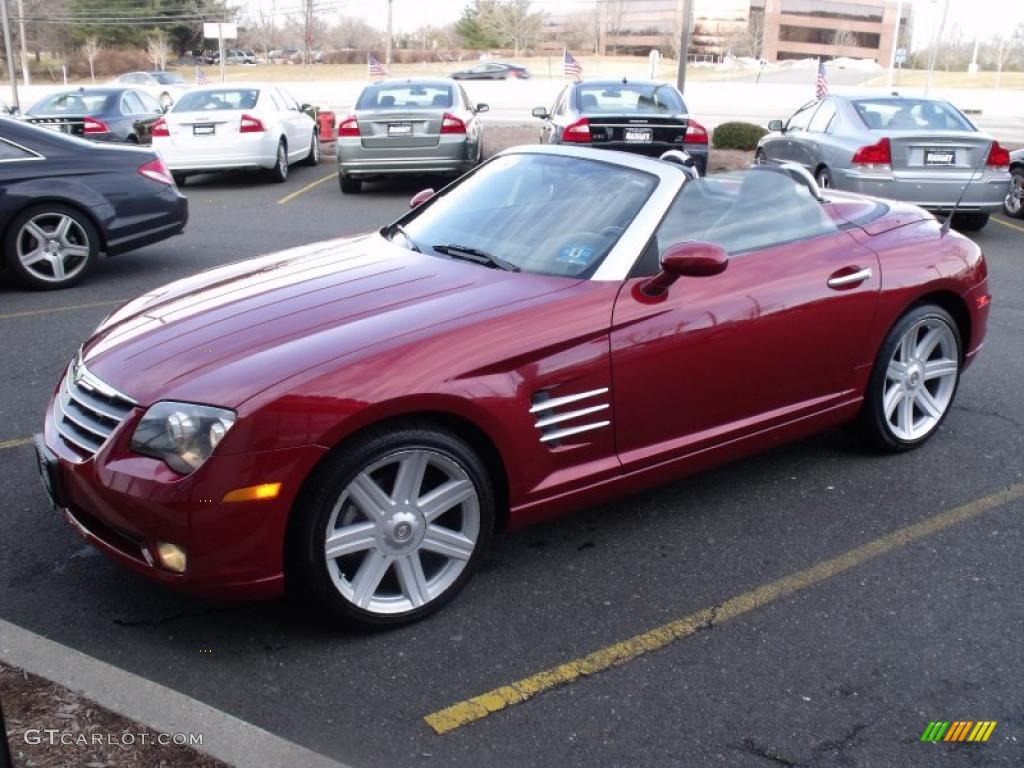 Blaze Red Crystal Pearlcoat 2005 Chrysler Crossfire Limited Roadster Exterior Photo #46133056