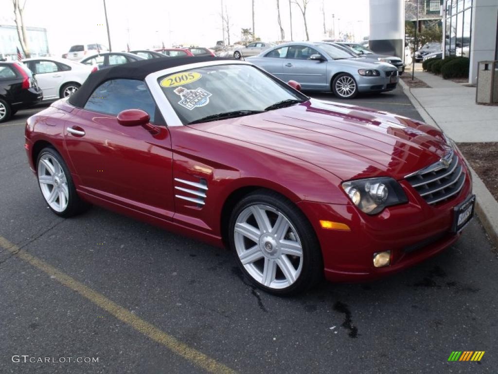 Blaze Red Crystal Pearlcoat 2005 Chrysler Crossfire Limited Roadster Exterior Photo #46133068