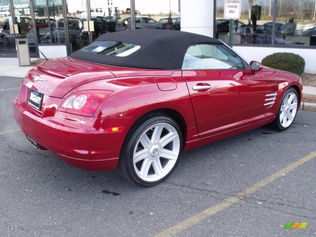 Blaze Red Crystal Pearlcoat 2005 Chrysler Crossfire Limited Roadster Exterior Photo #46133089