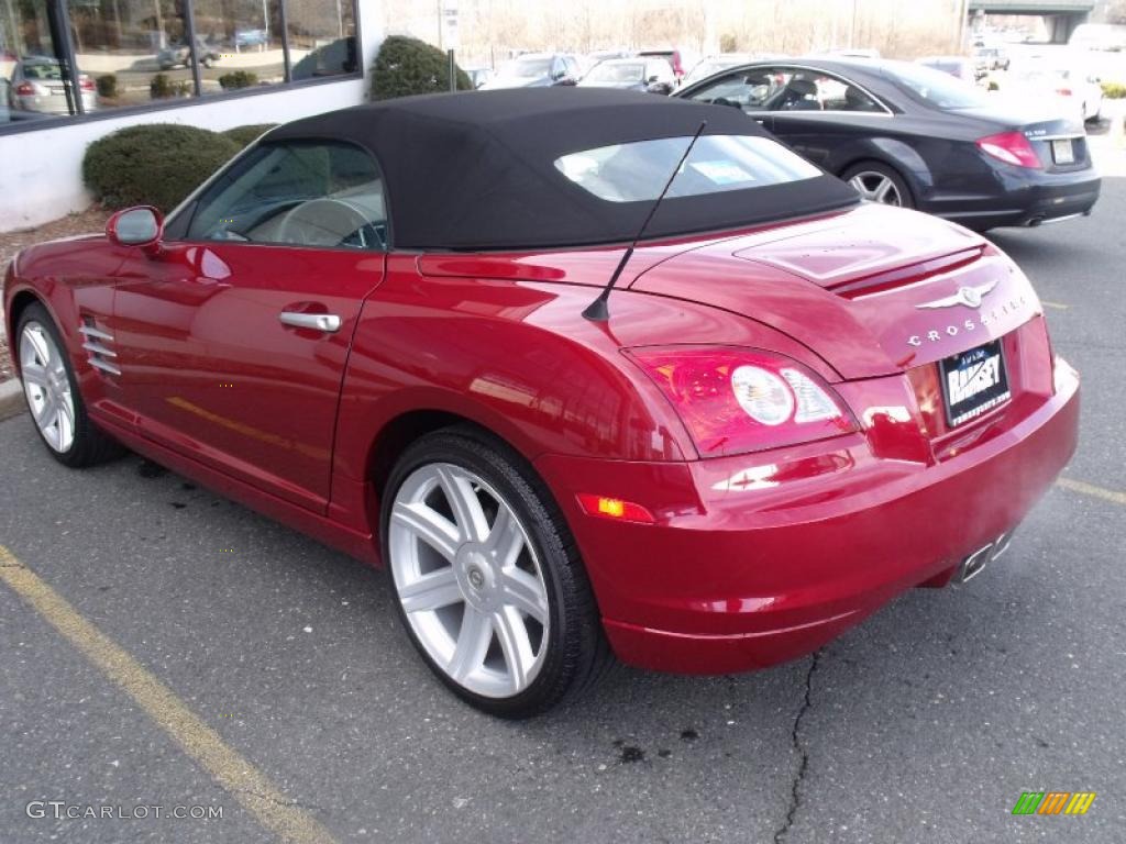 Blaze Red Crystal Pearlcoat 2005 Chrysler Crossfire Limited Roadster Exterior Photo #46133107