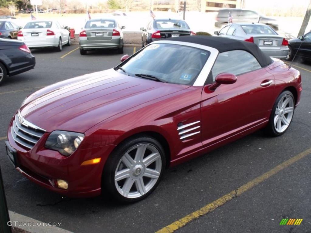 Blaze Red Crystal Pearlcoat 2005 Chrysler Crossfire Limited Roadster Exterior Photo #46133128