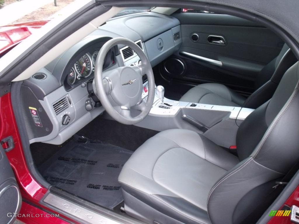 Dark Slate Grey/Medium Slate Grey Interior 2005 Chrysler Crossfire Limited Roadster Photo #46133140