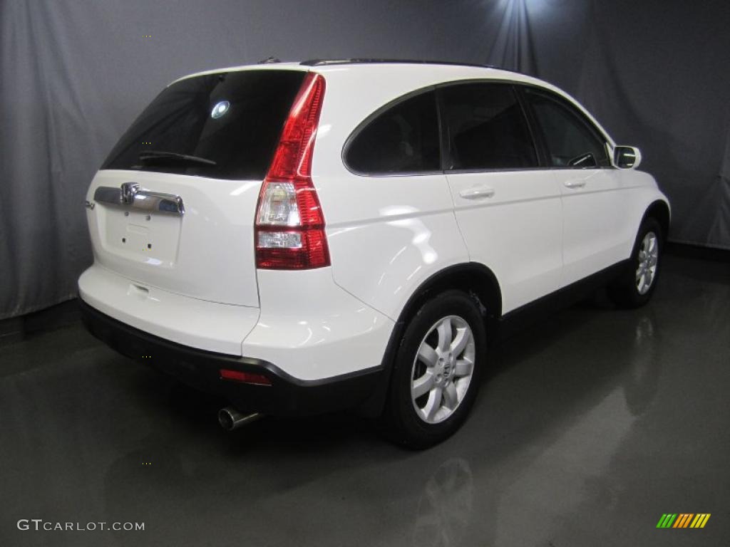 2009 CR-V EX-L 4WD - Taffeta White / Black photo #9