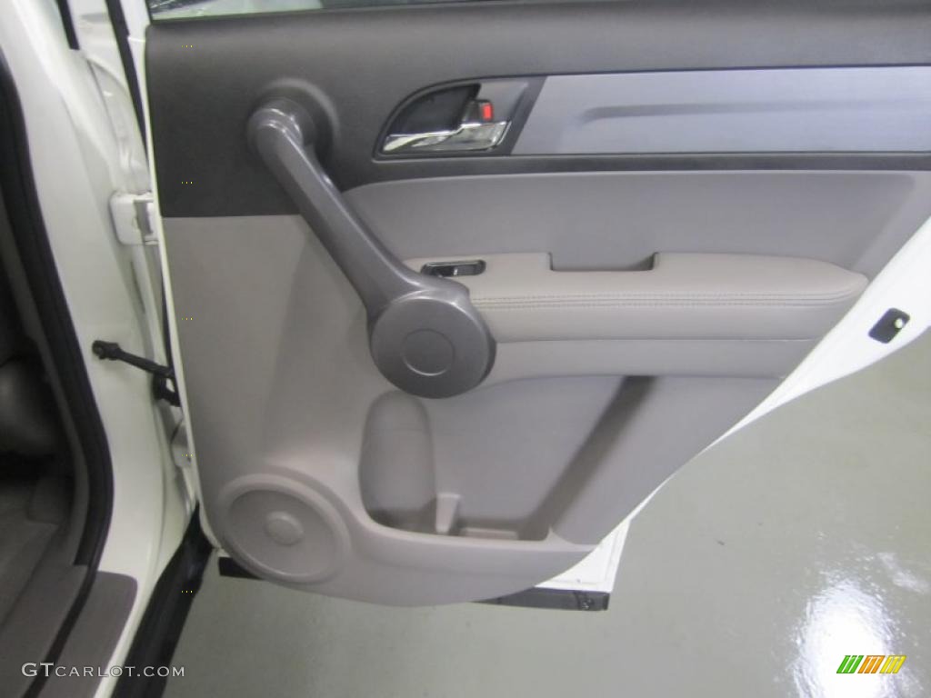 2009 CR-V EX-L 4WD - Taffeta White / Black photo #16