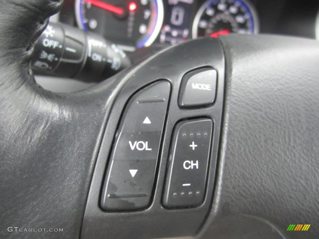 2009 CR-V EX-L 4WD - Taffeta White / Black photo #24