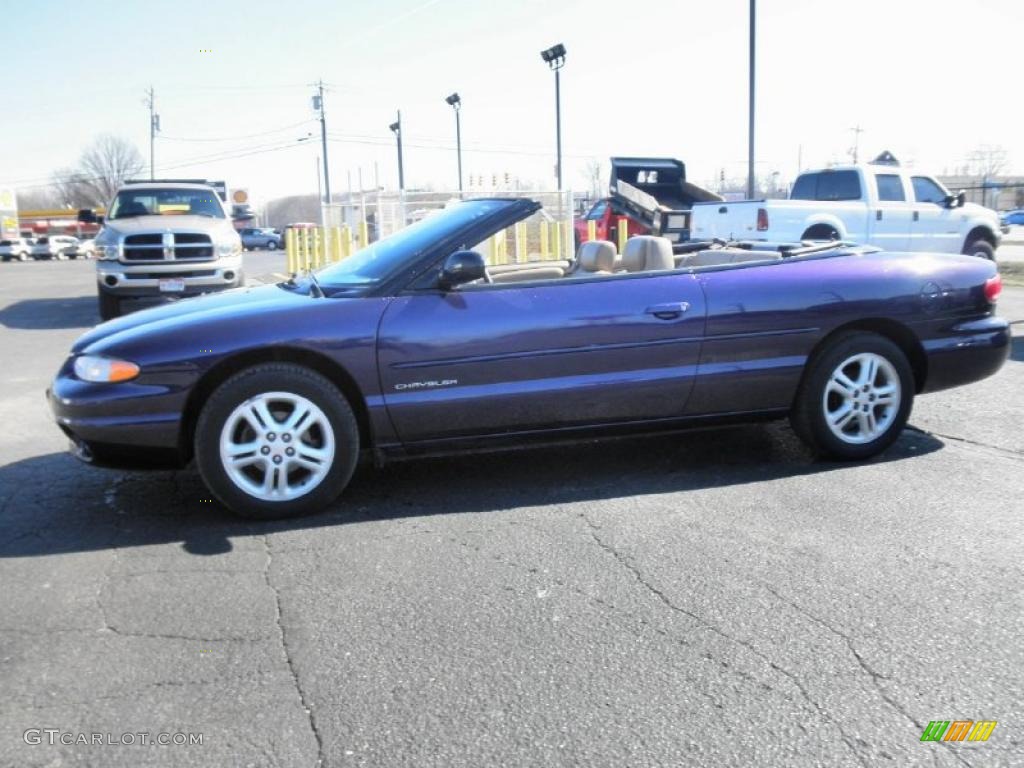 Deep Amethyst Pearl 1997 Chrysler Sebring JXi Convertible Exterior Photo #46133746
