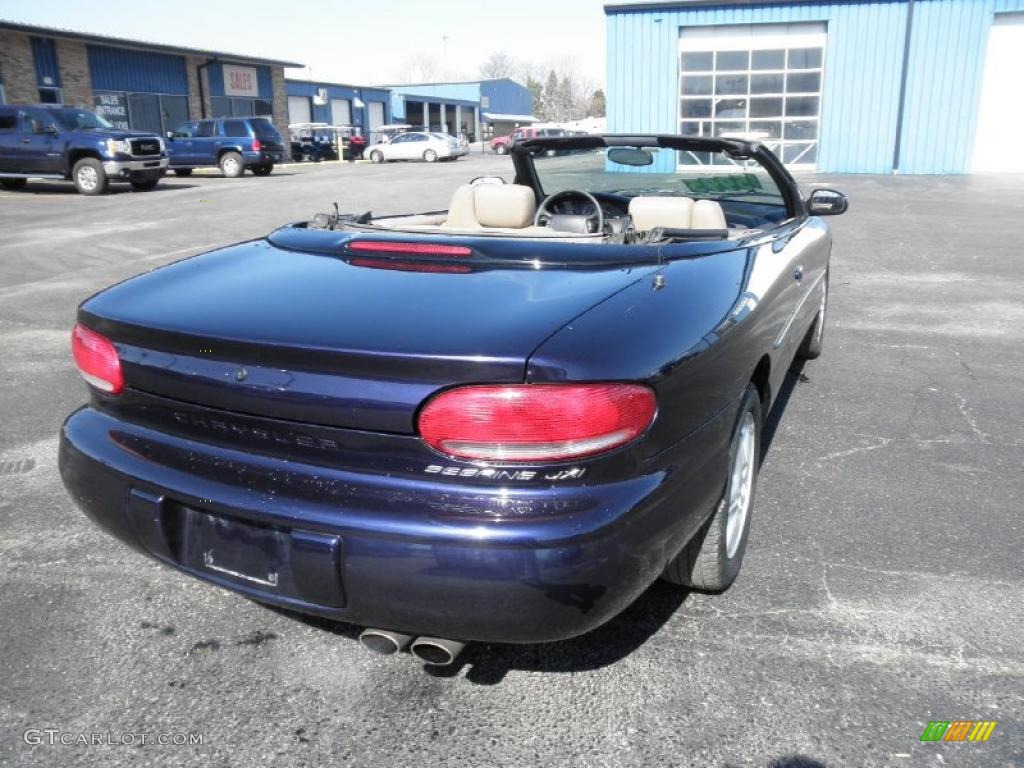 1997 Sebring JXi Convertible - Deep Amethyst Pearl / Camel photo #17
