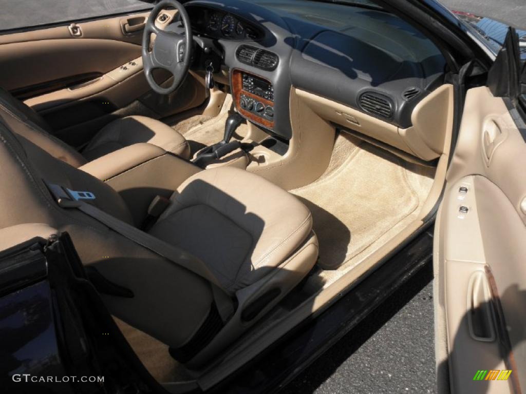 1997 Sebring JXi Convertible - Deep Amethyst Pearl / Camel photo #18