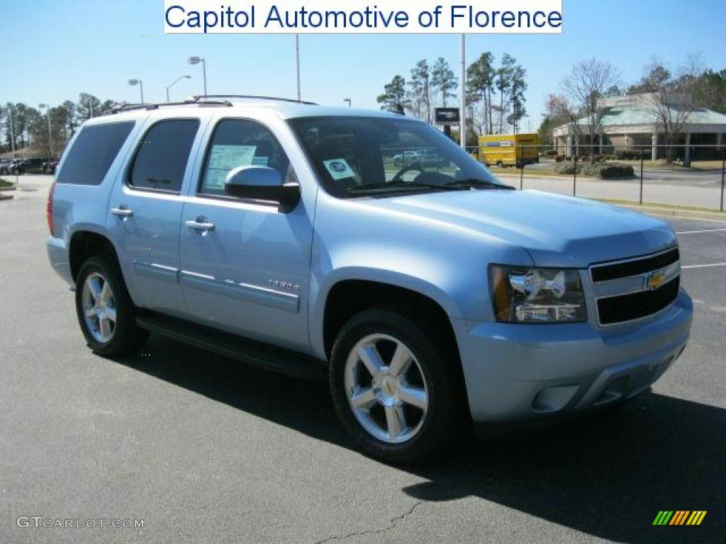 Ice Blue Metallic Chevrolet Tahoe