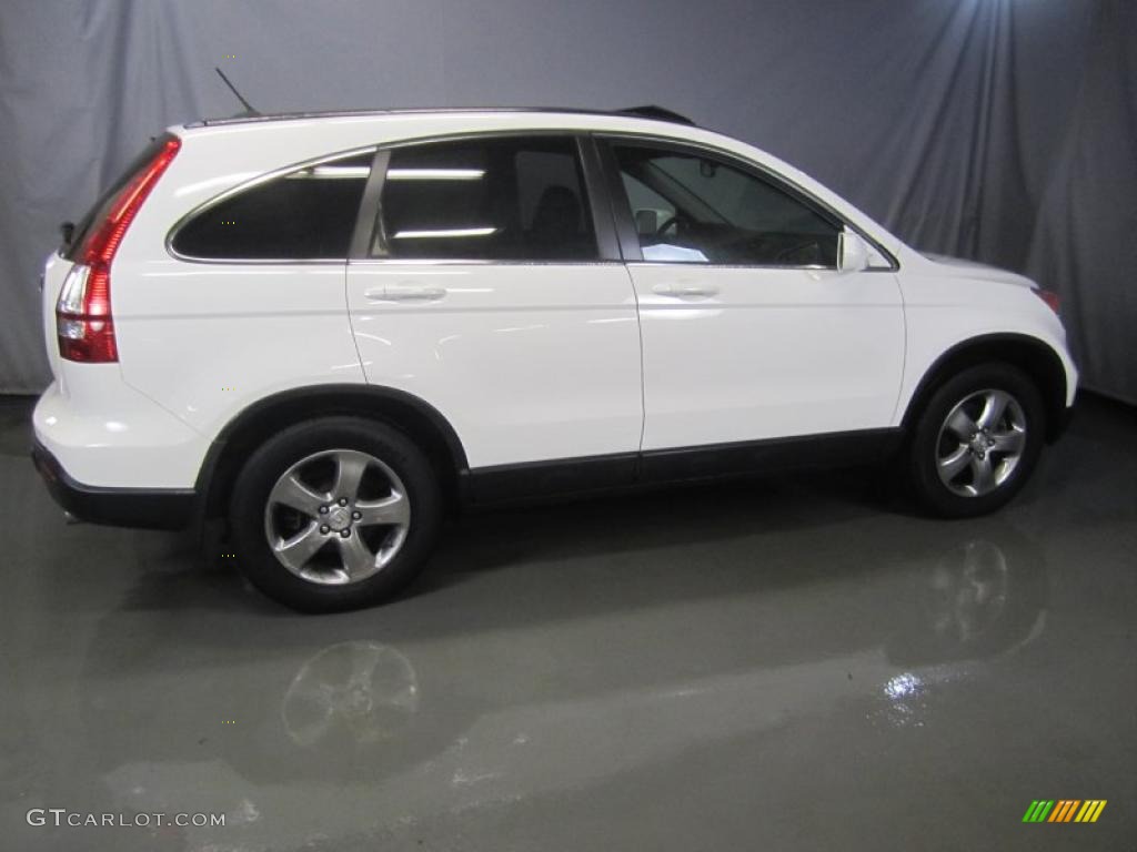 2009 CR-V EX-L 4WD - Taffeta White / Black photo #11