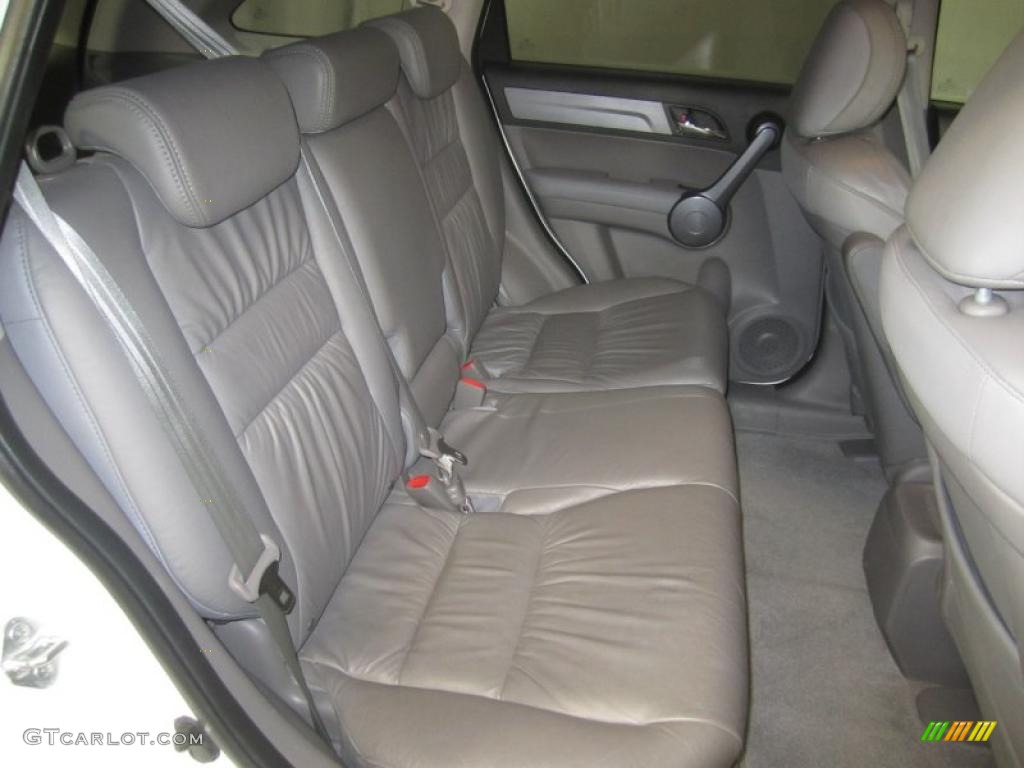 2009 CR-V EX-L 4WD - Taffeta White / Black photo #15