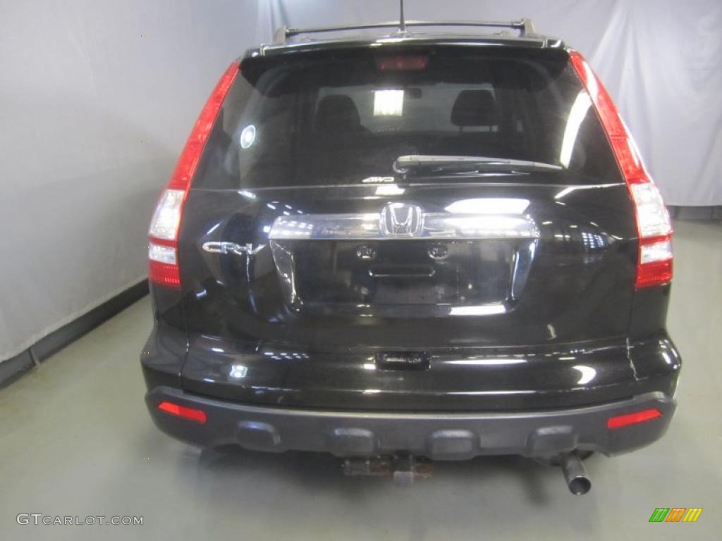 2009 CR-V EX 4WD - Crystal Black Pearl / Black photo #10