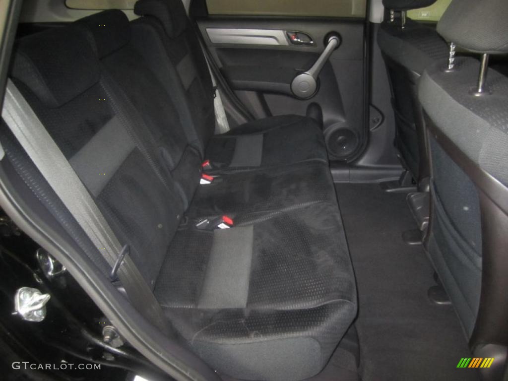 2009 CR-V EX 4WD - Crystal Black Pearl / Black photo #16