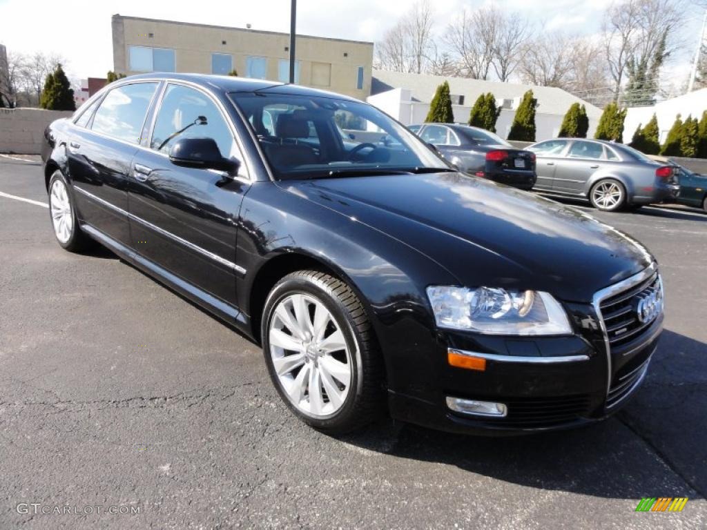 Brilliant Black 2008 Audi A8 L 4.2 quattro Exterior Photo #46135591