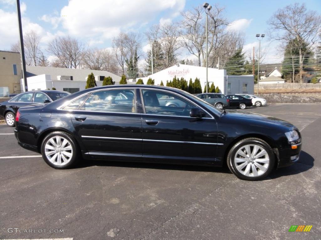 Brilliant Black 2008 Audi A8 L 4.2 quattro Exterior Photo #46135600