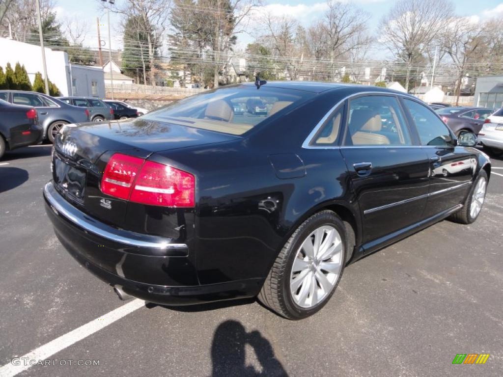 Brilliant Black 2008 Audi A8 L 4.2 quattro Exterior Photo #46135603