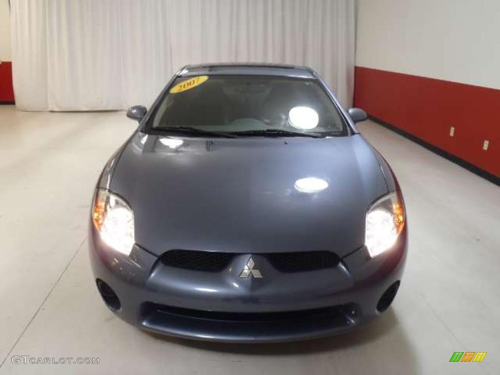 2007 Eclipse GS Coupe - Still Blue Pearl / Dark Charcoal photo #2