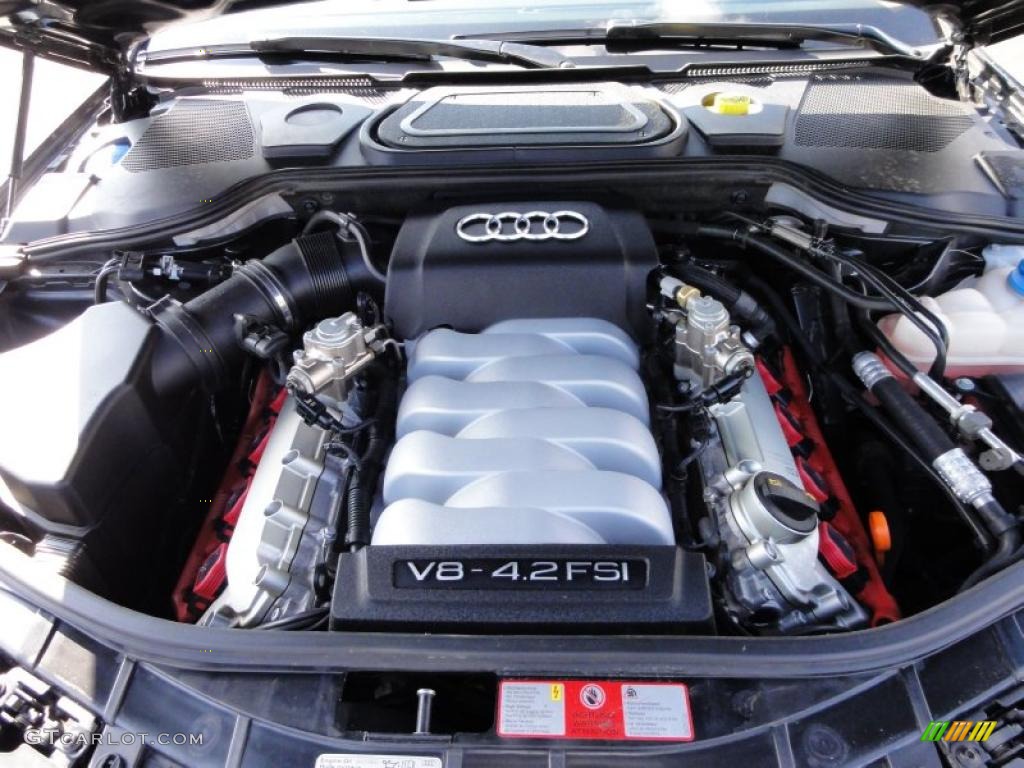 2008 Audi A8 L 4.2 quattro 4.2 Liter FSI DOHC 32-Valve VVT V8 Engine Photo #46136416