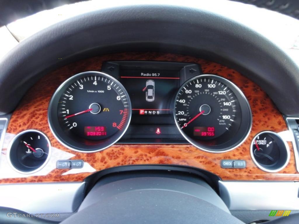2008 Audi A8 L 4.2 quattro Gauges Photo #46136509