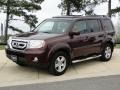 Dark Cherry Pearl 2009 Honda Pilot EX-L Exterior