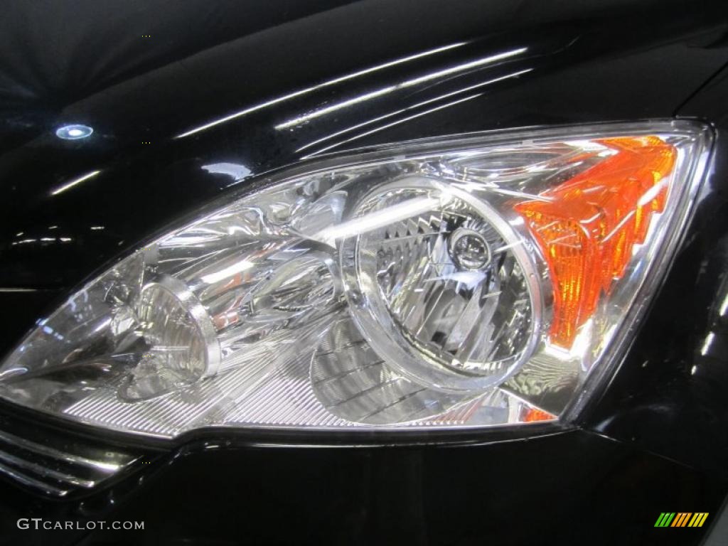 2008 CR-V EX-L 4WD - Nighthawk Black Pearl / Black photo #4